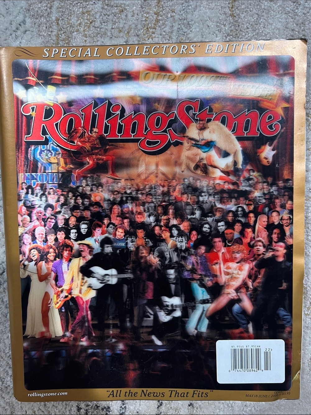 Special collectors edition 1000th issue rolling stone magazine z32